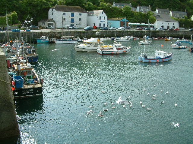 Porthleven inner harbour. 25 May 2003.